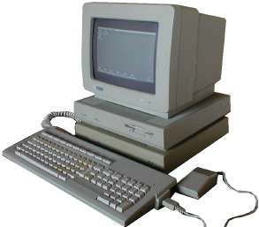 ATARI MegaST auf SH205 mit SM124 und STE-Tastatur