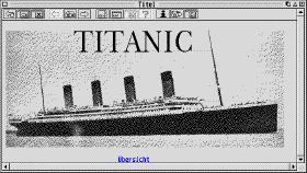 Titanic Hypertext Screenshot